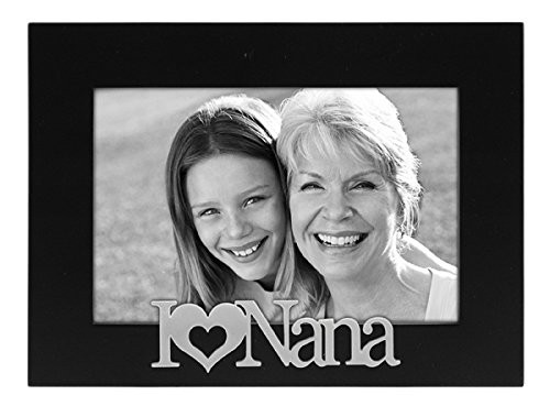 Malden International Designs I Love Nana Expressions Picture Frame, 4x6, Black