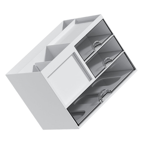 TEHAUX Drawer Storage Box Desk Organizer Makeup Organizer Bathroom Organizer Practical Organizer Storage Drawers Desk Drawer Stationery Organizer Office Desktop Pen The Hips Cosmetic