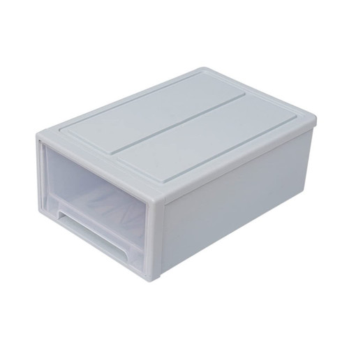 Garneck 1pc Box Shoe Storage Cabinet Storage Bins with Lids Sneaker Display Containers Pull Out Stackable Bins Shoe Case Storage Crate Clothes Organizer Container Box Plastic Household