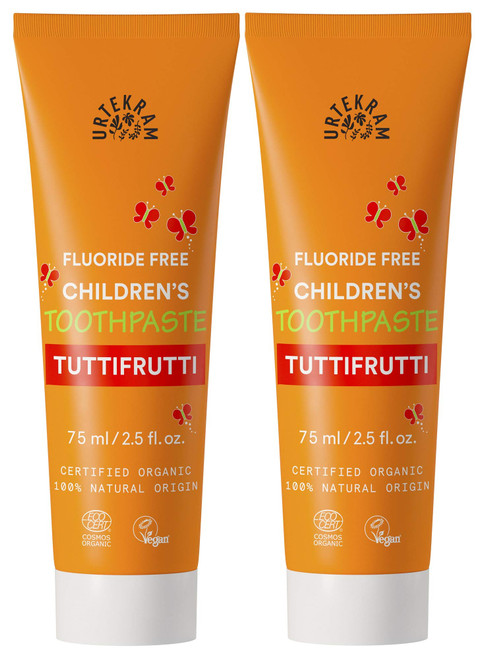 Urtekram Organic Children's Tutti Fruitti Toothpaste 75ml (2 Pack) Urtekram Organic Children's Tutti Fruitti Toothpaste 75ml (2 Pack)