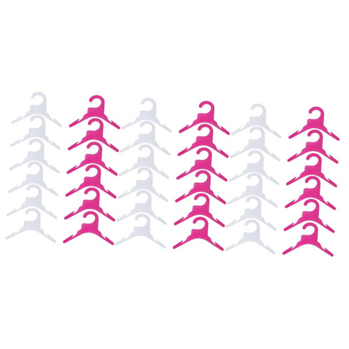 Angoily 36 Pcs Dog Clothes Hangers Pet Hangers Kid Hangers Coat Hangers Dog Hanger Baby Clothing Rack Dog Closet Pet Supplies Pet Accessories Mini Wardrobe Hang Clothes Dog's Clothes Child