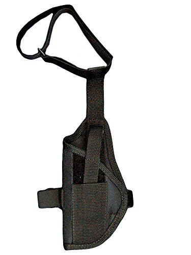 Barsony Holsters and Belts 7/1-Size15Left Ankle Holster, Black, Size 15, Left