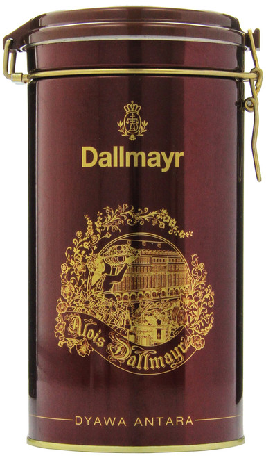 Dallmayr Dyawa Antara Ground Coffee Gift Tin, Bronze, 17.6 Ounce