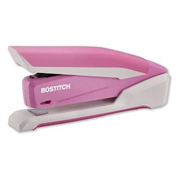 Pink Ribbon Desktop Stapler, 20-Sheet Capacity, Black/Pink by ACCENTRA, INC. (Catalog Category: Paper, Pens & Desk Supplies / Staplers / Desktop)