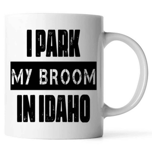 Halloween Gift for Idaho Girls Women, a Unique Surprise for Sister on Her Birthday - Broom Pumpkins Humor on 11 Oz White Ceramic Coffee Mug Halloween Gift for Idaho Girls Women, a Unique Surprise for Sister on Her Birthday - Broom Pumpkins Humor on 11 Oz White Ceramic Coffee Mug
