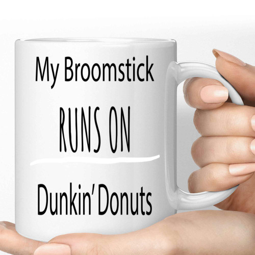 Broomstick Lover's Gift, Ideal Birthday Surprise for Sisters - Funny Gift for Pie Cake Donuts Lovers, Sweet Quote on 11 Oz White Ceramic Coffee Mug Broomstick Lover's Gift, Ideal Birthday Surprise for Sisters - Funny Gift for Pie Cake Donuts Lovers, Sweet Quote on 11 Oz White Ceramic Coffee Mug