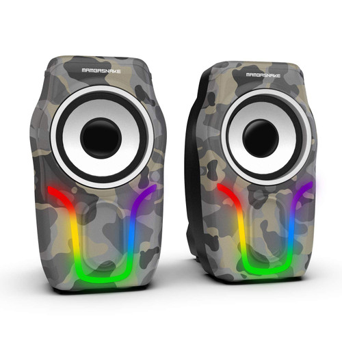 ZIYOU LANG Computer Speakers,2.0 Stereo Volume Control Gaming Speakers with Surround Sound,6 RGB LED Backlit Effect,USB Powered Wired Laptop Speakers with 3.5mm for Desktop Computer/PC/Laptops ZIYOU LANG Computer Speakers,2.0 Stereo Volume Control Gaming Speakers with Surround Sound,6 RGB LED Backlit Effect,USB Powered Wired Laptop Speakers with 3.5mm for Desktop Computer/PC/Laptops