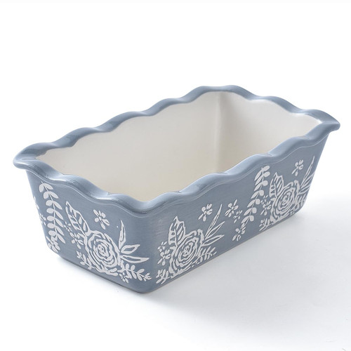 Wisenvoy Loaf Pan Bread Pan Ceramic Baking Pans Hand Paint Meatloaf Pan Nonstick Loaf Pans For Baking Bread