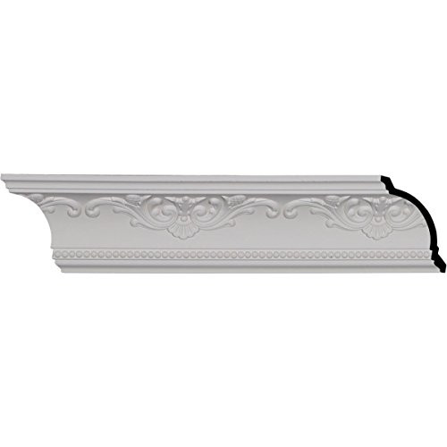 4 3/8"H x 4"P x 5 7/8"F x 94 1/2"L, (9 5/8" Repeat), Versailles Crown Moulding