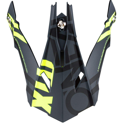 O'Neal 2SERIES Unisex-Adult SPYDE Helmet Spare Visor (Black/Hi-Viz, One Size)