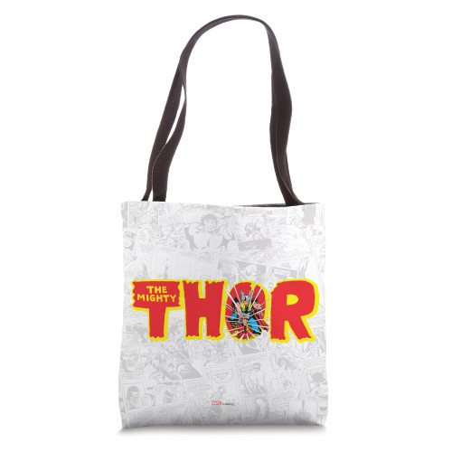 Marvel The Mighty Thor Retro Comic Book Tote Bag