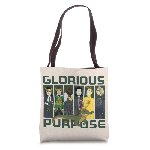 Marvel Loki Variants Alligator Loki Glorious Purpose Tote Bag