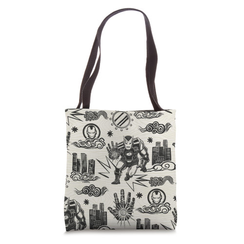 Marvel Avengers Iron Man Tony Stark Print Tote Bag