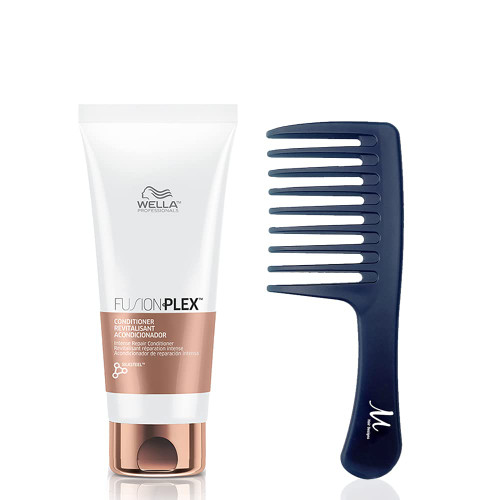 Fusionplex Conditioner Intense Repair 6.7 and M Hair Designs Detangling Comb (Bundle 2 items)