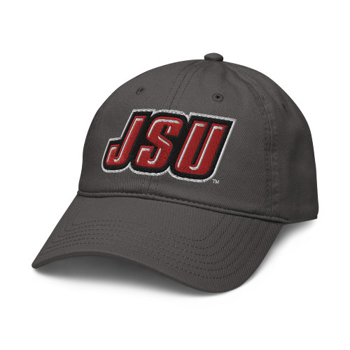 Elite Authentics Jacksonville State Gamecocks Icon Officially Licensed Adjustable Baseball Hat, Asphalt Grey, One Size