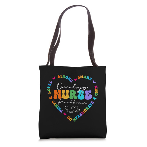 Cute Oncology Nurse Practitioner Onco Appreciation Nursing Tote Bag
