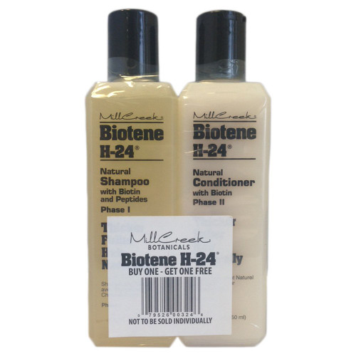 Mill Creek Biotene H-24 Shampoo and Conditioner Duo Pack