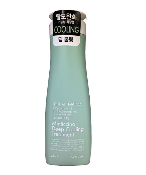 Daeng Gi Meo Ri - Look At Hair Loss Minticcino Deep Cooling Treatment 16.9 FL OZ/500ml, Deeply cooling care for Oily, flaky scalp types Daeng Gi Meo Ri - Look At Hair Loss Minticcino Deep Cooling Treatment 16.9 FL OZ/500ml, Deeply cooling care for Oily, flaky scalp types