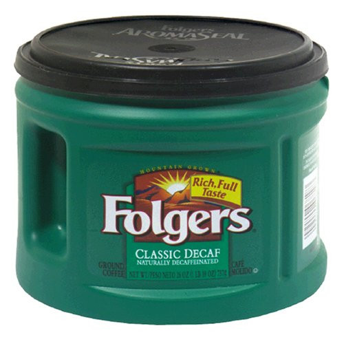 Folgers Classic Roast Decaffeinated Ground Coffee, 26 Ounce Can Folgers Classic Roast Decaffeinated Ground Coffee, 26 Ounce Can