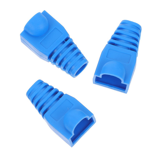 OSALADI 300 Pcs Crystal Head Sheath Plug Adapter Laptop Protective Case Outdoor Plug Cover Ethernet Cable Connect Plug Cap Network Cable Cap Network Plug Cover Plastic Boots Connector