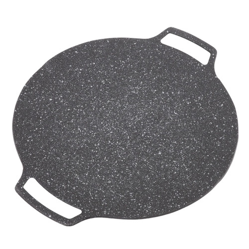 Korean Bbq Grill,Korean Bbq Grill Pan,Grill Pan,Korean BBQ Plate Barbecue Grill Non Stick Circular Frying Pan for Home Outdoor Stove (30cm gas model)
