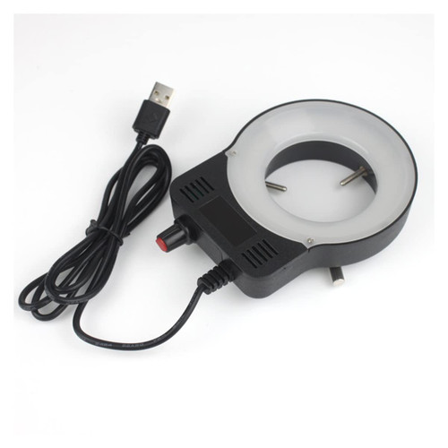 Handheld Digital Microscope Accessories Microscope LED Ring Light Illuminator Lamp for Industrial Microscope Camera Light Source Microscope Accessories (Color : USB Plug)