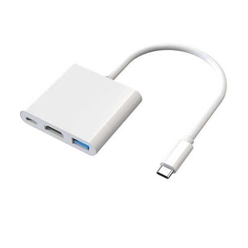 Type-c to hdmi Docking Station HUB Converter (Size : 3in1-2A)