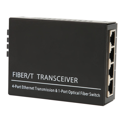 Acogedor Fiber Ethernet Media Converter, Up to 25KM Tx1310nm Single Fiber Single Mode Fiber Module 100Mbps Fiber Optic Transceiver with SC Port, with LED Indicators, Compact and Portable