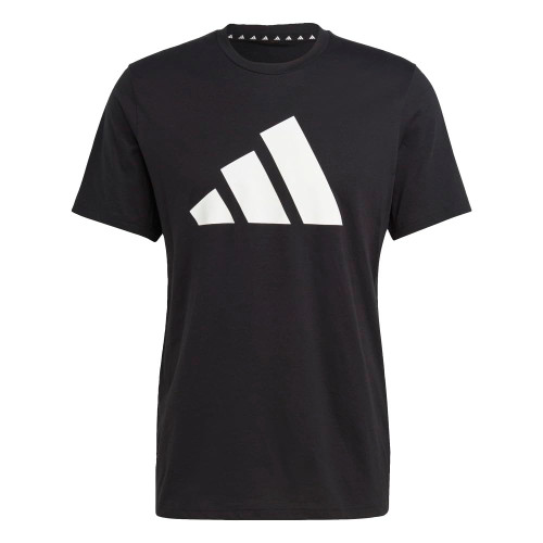 adidas Men's Training Essentials Feel Ready Logo T-Shirt Black/White Large