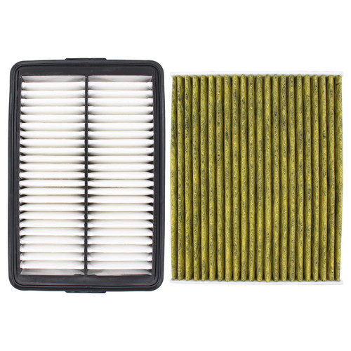 NewYall Engine Air Filter and Carbon Cabin Air Filter Combo Set