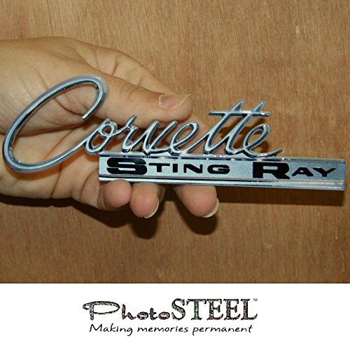 C2 Corvette Metal Magnet Emblem Art Size: 6" x 2" Tool Box 63 through 65 Offered by Midwest Corvette