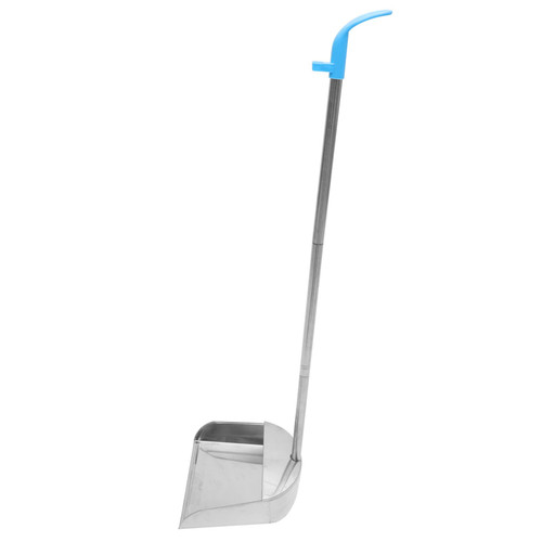 CIYODO Stainless Steel Dustpan Fireplace Shovel Garbage Shovel Standing Dustpan Handle Dustpan Cleaning Dustpan Household Brooms Long Handled Dust Pan Detachable Office Cleaning Shovel