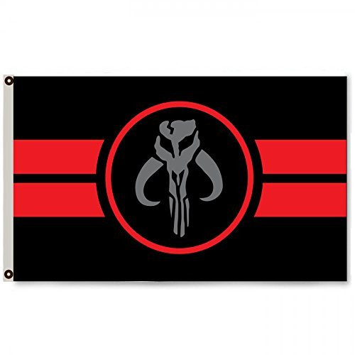 Flylong Large Mandalorian Flag Banner Man Cave 3x5Feet