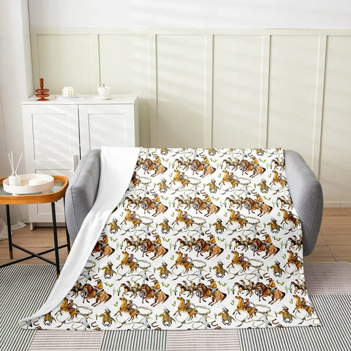 Kids Western Decor Flannel Fleece Throw Blanket Wild West Cowboy Fuzzy Blanket Decor Rodeo Cowboy Style All Season Bed Blanket Brown Plush Blanket Bedroom Throw 50"x60" Kids Western Decor Flannel Fleece Throw Blanket Wild West Cowboy Fuzzy Blanket Decor Rodeo Cowboy Style All Season Bed Blanket Brown Plush Blanket Bedroom Throw 50"x60"