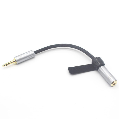 Youkamoo [ 3.5mm Male ] 3.5mm to 3.5mm Balanced 4 Pole Female 8 Core Silver Plated Headphone Earphone Audio Adapter Cable 3.5mm Stereo to 3.5mm Balanced Female