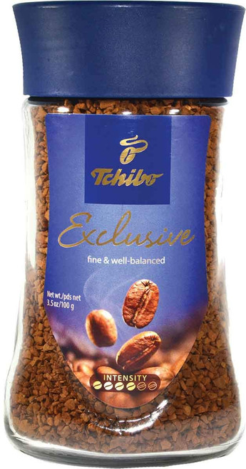 Tchibo Exclusive Arabica Instant Coffee, 3.5 Ounce