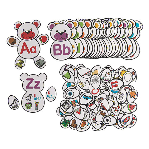 Fun Express Build A Character Alphabet Letter Match - 130 Pieces - Educational and Learning Activities for Kids Fun Express Build A Character Alphabet Letter Match - 130 Pieces - Educational and Learning Activities for Kids
