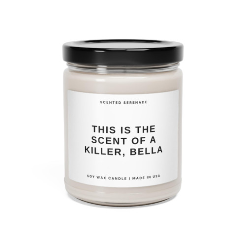 Scent of A KIller Bella Candle, Edward Cullen Candle, Bella Swan, Vampires, Celebrity Candle, Robert Pattinson Gift, Ecofriendly Soy Candle - 9oz