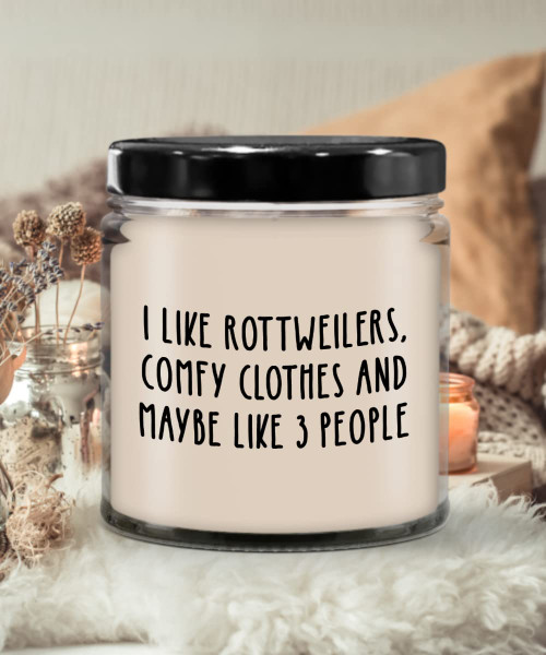 Rottweilers Candle, Rottweilers Gift Idea, Gift for Rottweilers Lover, Birthday Christmas Gift Idea