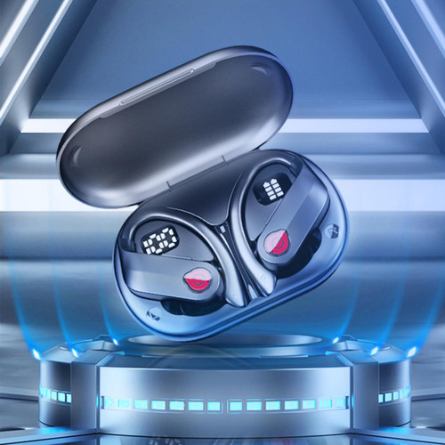 Wireless Earbud Sport, Bluetooth 5.3 Headphones With Noise Cancelling Mic, HiFi Stereo Over Ear Bud With LED Display and USB-C, IPX7 Waterproof Wireless Earphones, Button Control, For iOs/Android Wireless Earbud Sport, Bluetooth 5.3 Headphones With Noise Cancelling Mic, HiFi Stereo Over Ear Bud With LED Display and USB-C, IPX7 Waterproof Wireless Earphones, Button Control, For iOs/Android