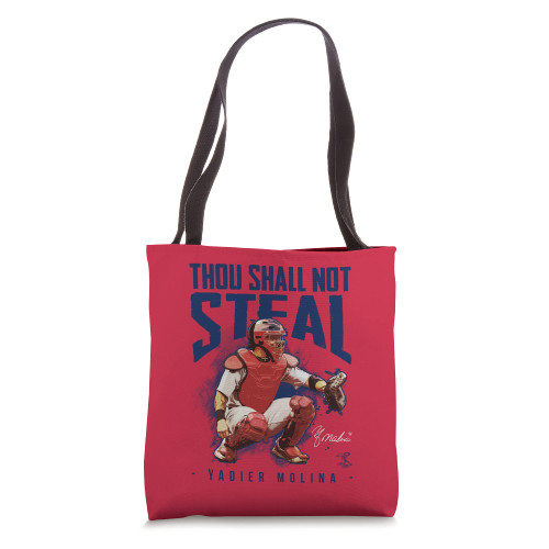 Yadier Molina Thou Shall Not Steal Tote Bag