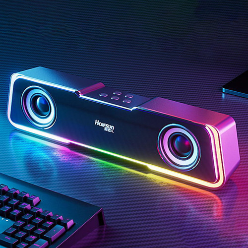 tumgatte New Bluetooth 5.3 Speaker with Colorful Light - Bluetooth Speaker with Noise Canceling - Portable Bluetooth Speaker with Stero Sound - Lightweight Bluetooth Speaker for Indoor