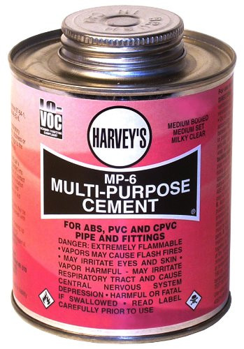 Harvey 018020-12 Cement Multi-Purpose 16Oz, 16 oz, Clear