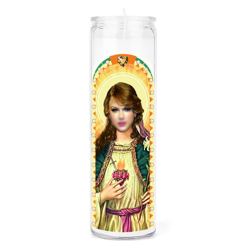 Taylor Candle - Taylor Merch, ST Gifts, Funny Saint Votive Music Fans Gifts,Scented Celebrity Parody Devotional Prayer Candles, Pop Culture Celeb Prayer Candle,Celebrity Novelty Gifts TS Lovers Stuff Taylor Candle - Taylor Merch, ST Gifts, Funny Saint Votive Music Fans Gifts,Scented Celebrity Parody Devotional Prayer Candles, Pop Culture Celeb Prayer Candle,Celebrity Novelty Gifts TS Lovers Stuff