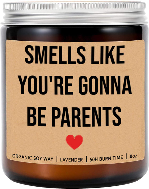 Smells Like You're Gonna Be Parents Candle - Pregnancy Announcement Candle - Promoted Parents Candle - Baby Announcement Candle - Gift Becomes Parents- Lavender Scented Candles - Soy Wax Candle Smells Like You're Gonna Be Parents Candle - Pregnancy Announcement Candle - Promoted Parents Candle - Baby Announcement Candle - Gift Becomes Parents- Lavender Scented Candles - Soy Wax Candle