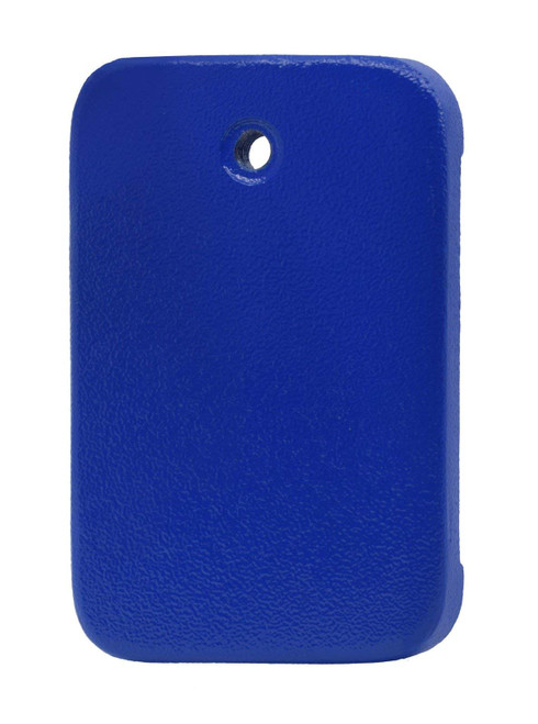 Rectangular Retort Base - 8"x5" - Heavy Duty Cast Iron, Blue - Eisco Labs
