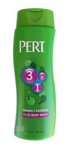 Pert Shampoo Conditioner & Body Wash 3 in 1 Formula 13.5 Oz. &.