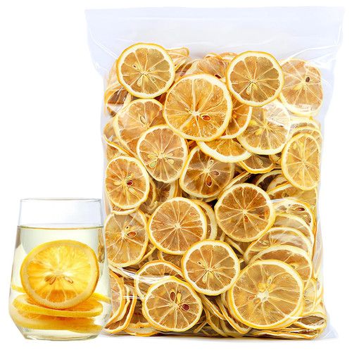 JTEDZI Dried Lemon Slices, 17.63oz/500g, 240+ Slices, Dehydrated Lemon Slices for Cocktail Garnish, Cake Decoration, Crafts Decor, No Sugar Added, Vegan & Kosher