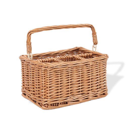 JJSQYLAN Wicker Utensil Caddy Cutlery Holder Flatware Caddy for Kitchen Dining Table, Restaurant, Cabinet, Pantry - Holds Knives, Forks, Silverware, Serving Utensils (wicker-1pcs)