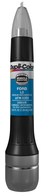 Dupli-Color AFM0355 Medium Wedgewood Ford Exact-Match Scratch Fix All-in-1 Touch-Up Paint - 0.5 oz. Dupli-Color AFM0355 Medium Wedgewood Ford Exact-Match Scratch Fix All-in-1 Touch-Up Paint - 0.5 oz.